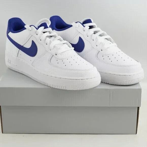 NEW Nike Air Force 1 Low GS White Deep Royal CT3839 101 - SIZE 4.5Y / 6 WOMENS main image 6